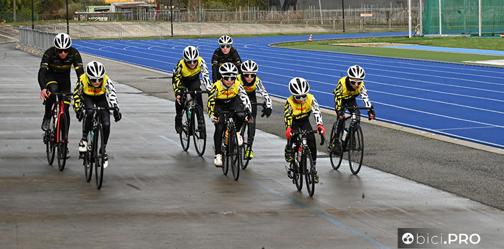 La prima parte della mattinata si è svolta nella ciclabile dell'impianto Falcone e Borsellino