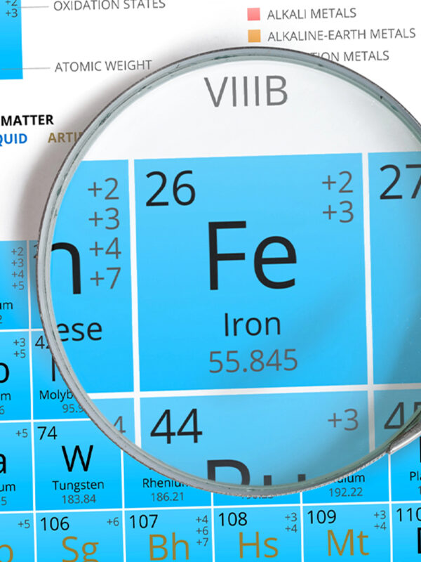 Tavola periodica degli elementi, Ferro (depositphotos.com)