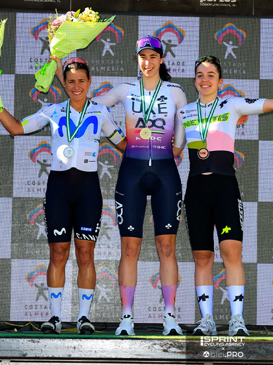 Sul podio di Tabernas, oltre Venturelli, seconda è arrivata Arlenis Sierra e poi Liechte