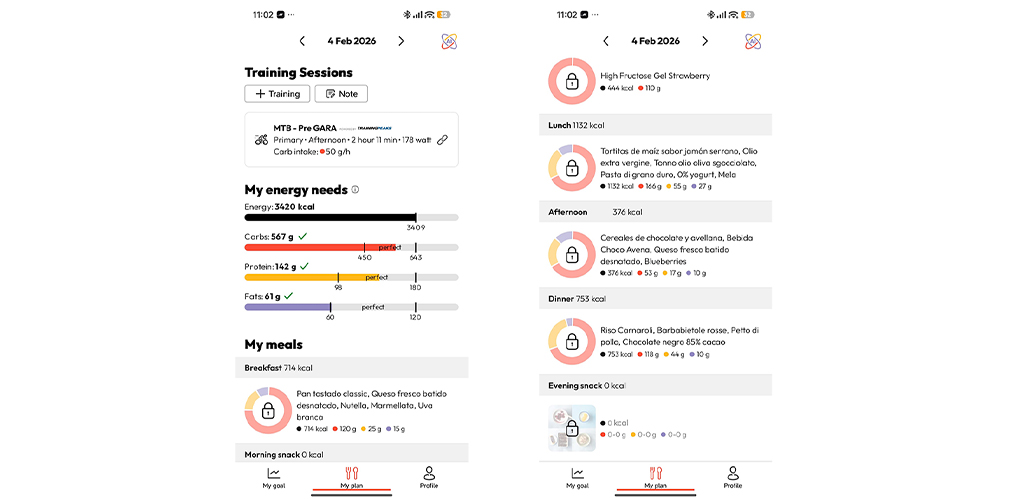 Food Coach indica il fabbisogno energetico e il modo giusto per comporre la dieta giornaliera