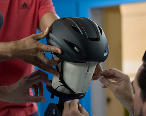 Presentazione Barcellona casco Giro Eclipse Pro, 2026, galleria del vento