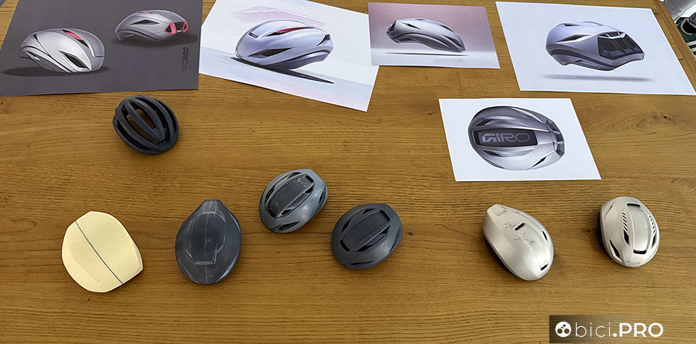 Le versioni in miniatura del casco con la stampa additiva permettono i primi test in CFD