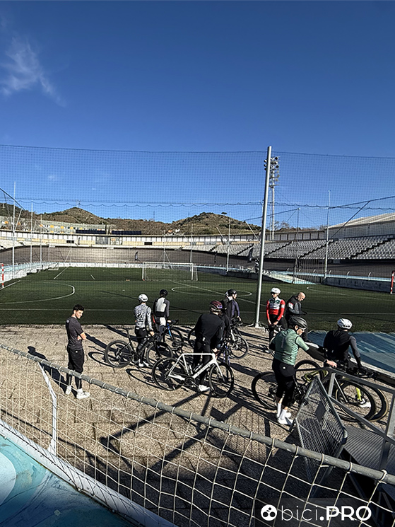 L'ultima fase del test si è svolta in pista, finalmente a temperature più miti