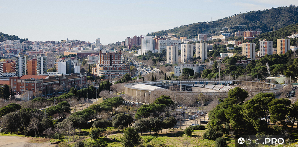Il velodromo di Horta ha ospitato le Olimpiadi del 1992: qui Lombardi vinse l'oro nella corsa a punti