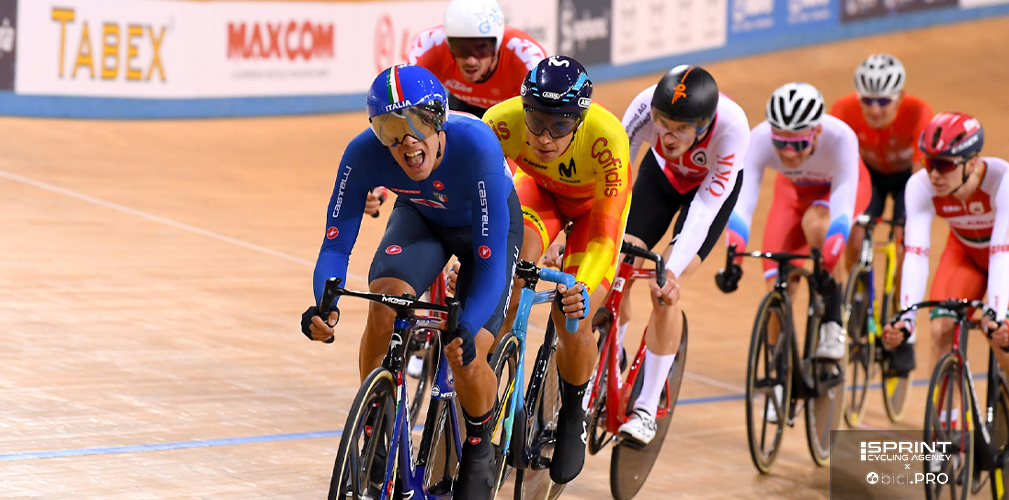 Matteo Donegà, pista, nazionale