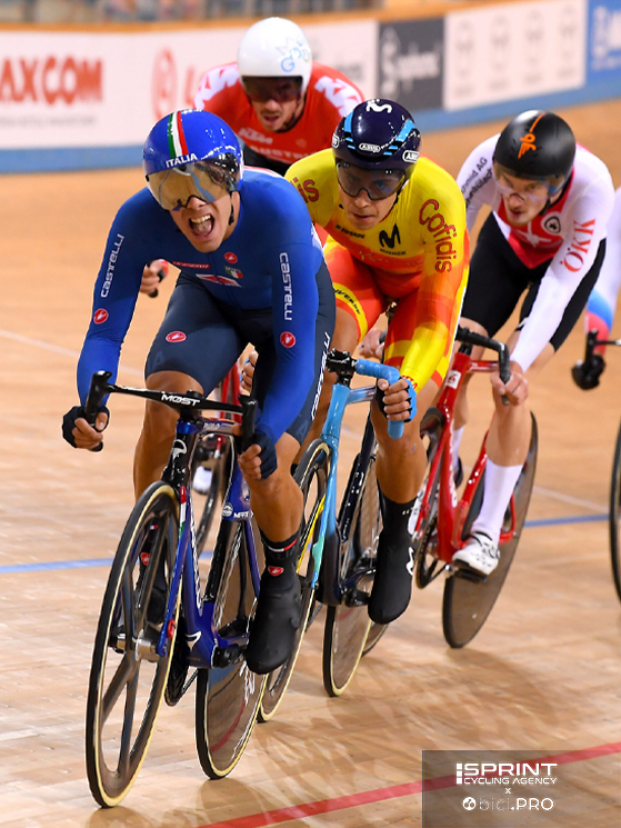 Matteo Donegà, pista, nazionale