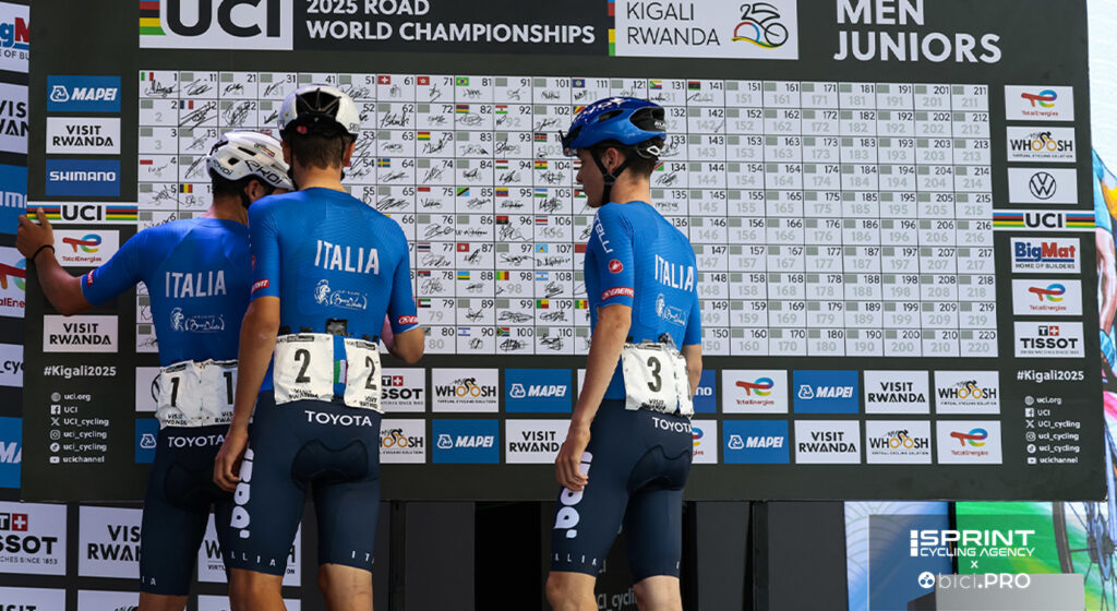 Campionati del mondo juniores, Kigali 2025, Mattia Agostinacchio, Roberto Capello, Giacomo Rosato