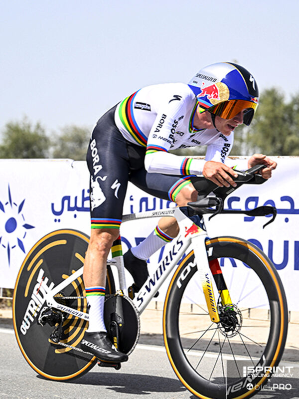 UAE Tour 2026, Remco Evenepoel, 2a tappa cronometro, guarnitura da 68