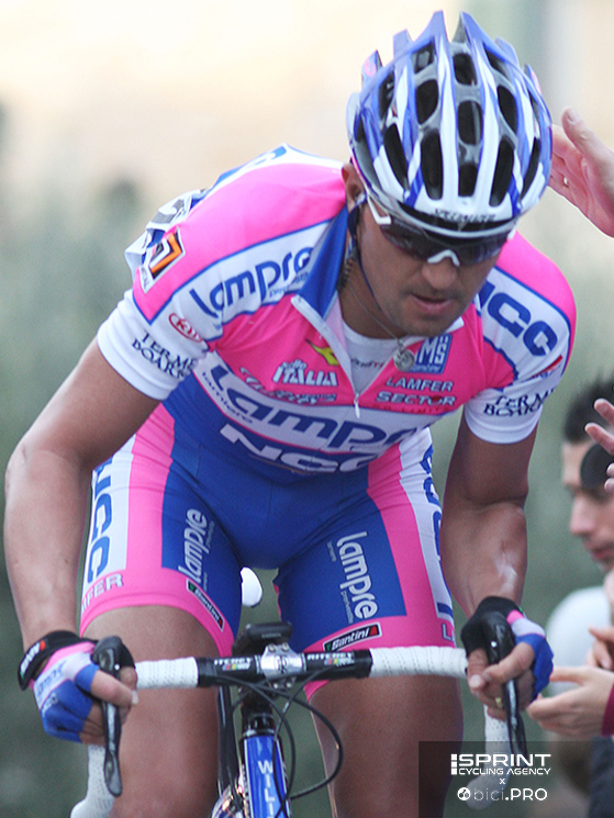 C'era anche Bruseghin al Giro del 2009 quando la carovana rosa affrontò per la prima volta il Muro di Ca' del Poggio