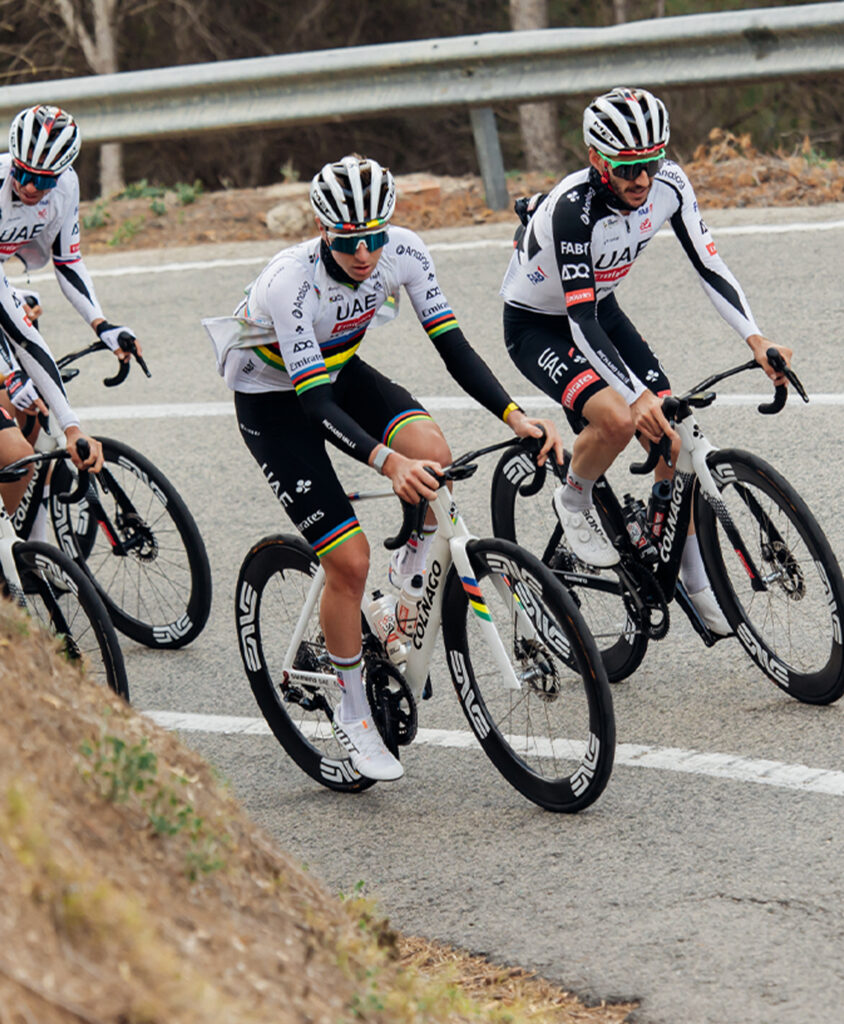 Tadej Pogacar, allenamento 2026, UAE Team Emirates (foto UAE Team Emirates/Fizza)