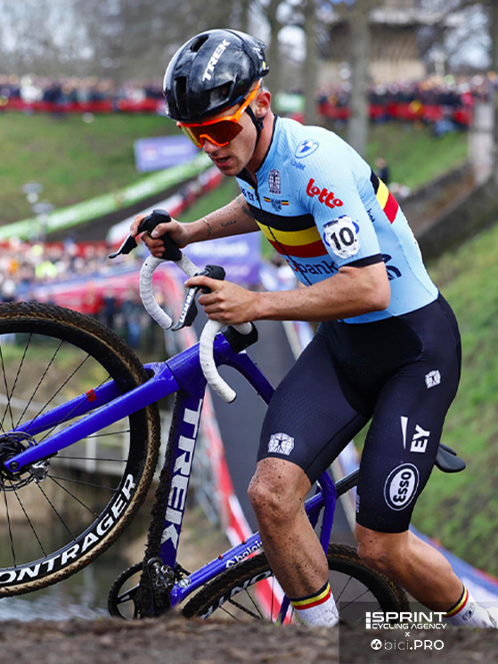Thibau Nys ha speso molto per rientrare su Van der Poel e Del Grosso e nel finale ha pagato, chiudendo al terzo posto
