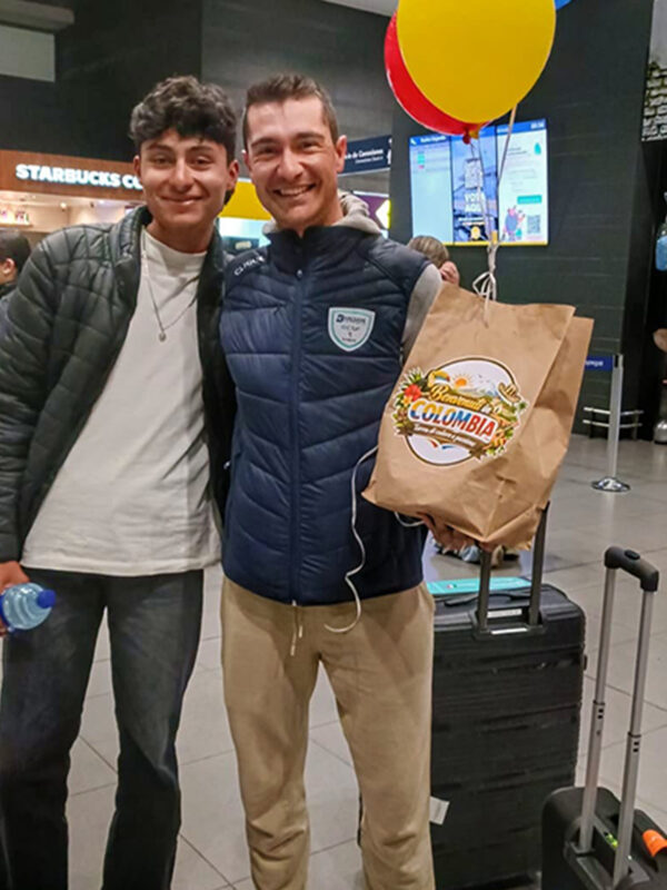 Luca Covili ha fatto tre settimane in Colombia dove si è allenato con i compagni Edward Cruz e Martin Santiago Herreno