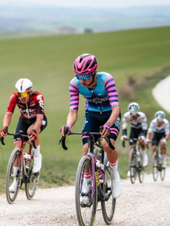 La Strade Bianche è stata la sua prima uscita nel WT di quest'anno, faticando oltremisura (foto Instagram)