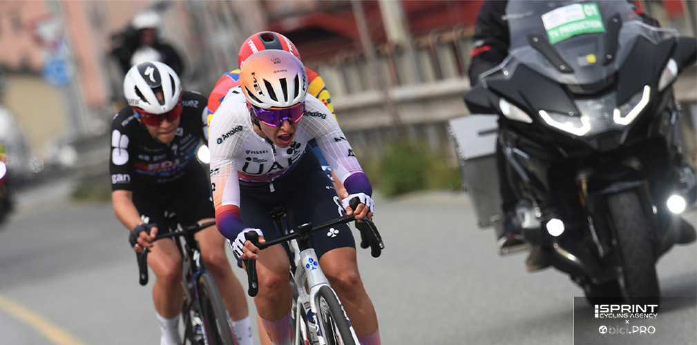 All'Appennino è stata sempre in prima fila, qui con la Gery poi tra le battute allo sprint
