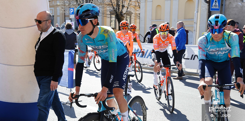 Alla Coppi e Bartali Scalco sta correndo con la squadra maggiore, in supporto di Ulissi