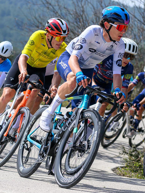 In Grecia il veneto ha corso da leader della squadra e la sua gestione è stata senza sbavature