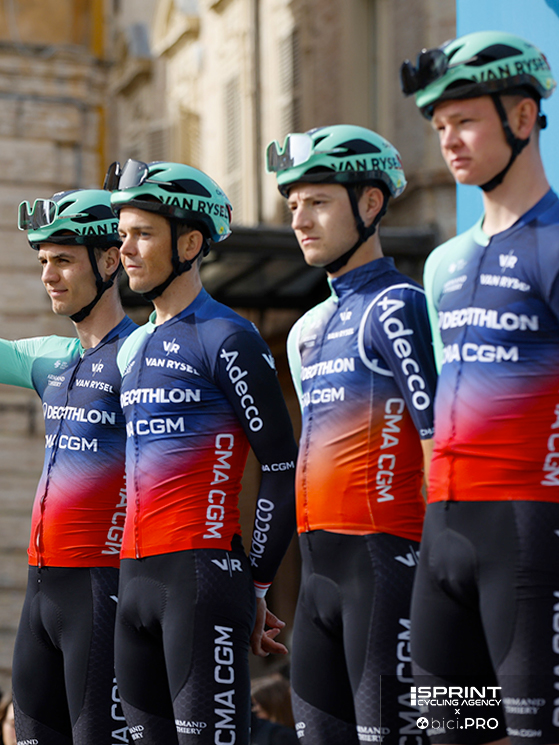 Occhiali Van Rysel Taaien, usati dal Team Decathlon CMA CGM