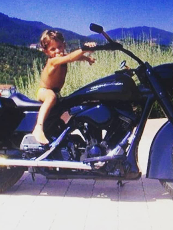 Le girate con Franco su questa moto sono uno dei ricordi più vivi di Matteo