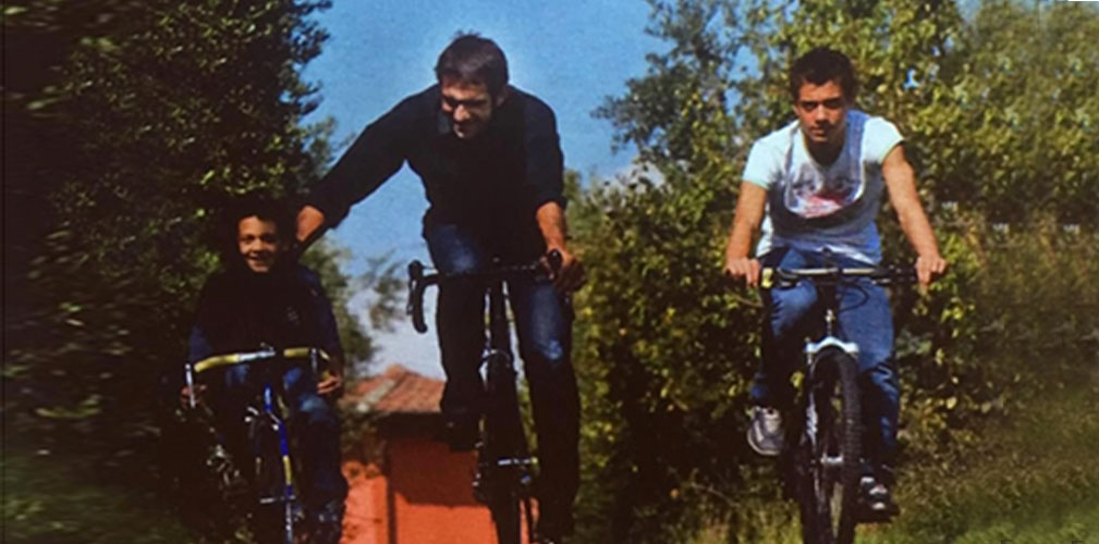 Ballerini e i suoi figli: Franco se ne andò per un incidente di rally il 7 febbraio del 2010