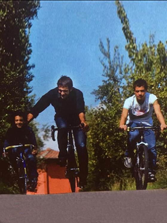 Ballerini e i suoi figli: Franco se ne andò per un incidente di rally il 7 febbraio del 2010