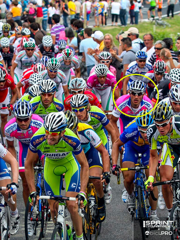 Il Giro delle Fiandre e MAuro Da Dalto inq uel 2009. Ancora oggi il veneto porta gruppi di turisti a veere la corsa fiamminga