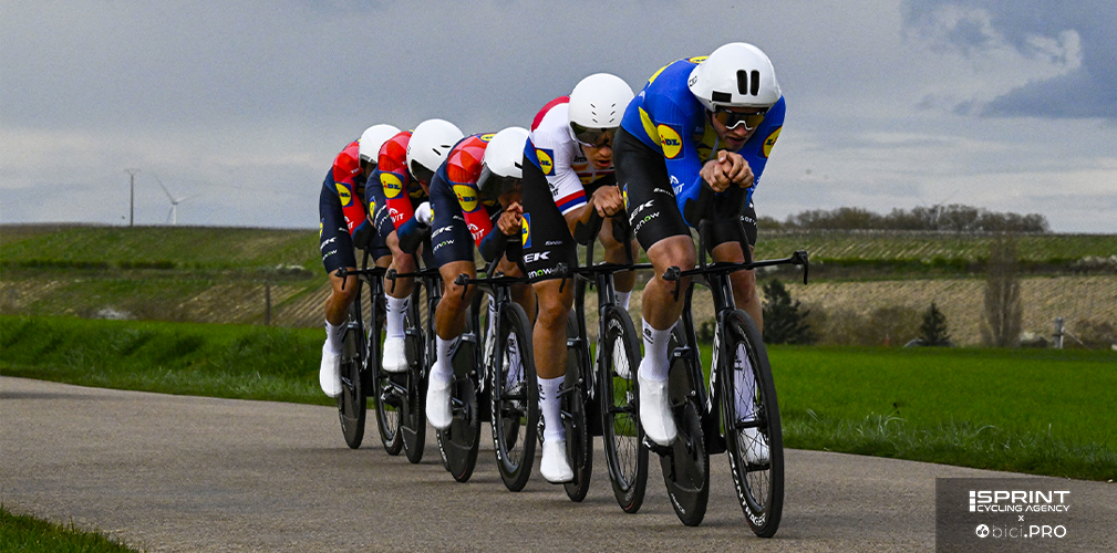 La Lidl Trek ha dovuto accontentarsi del secondo posto, ad appena 2" dalla Ineos