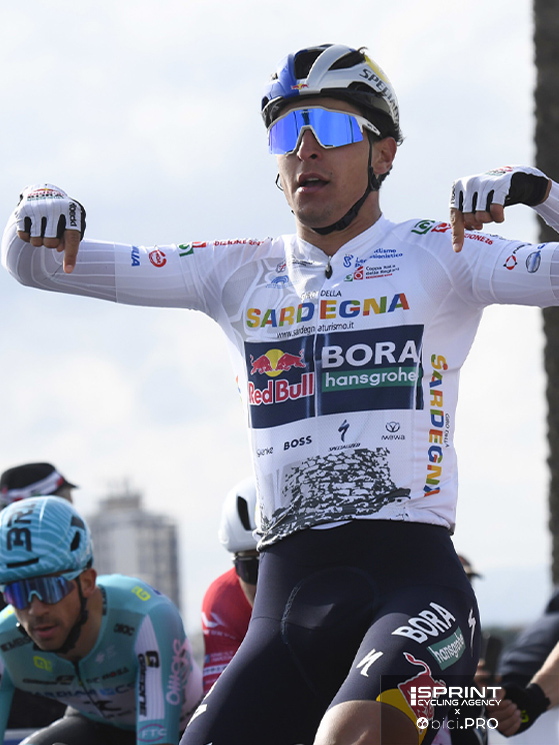 Seconda tappa vinta, la sesta e ultima, a Olbia davanti a Persico