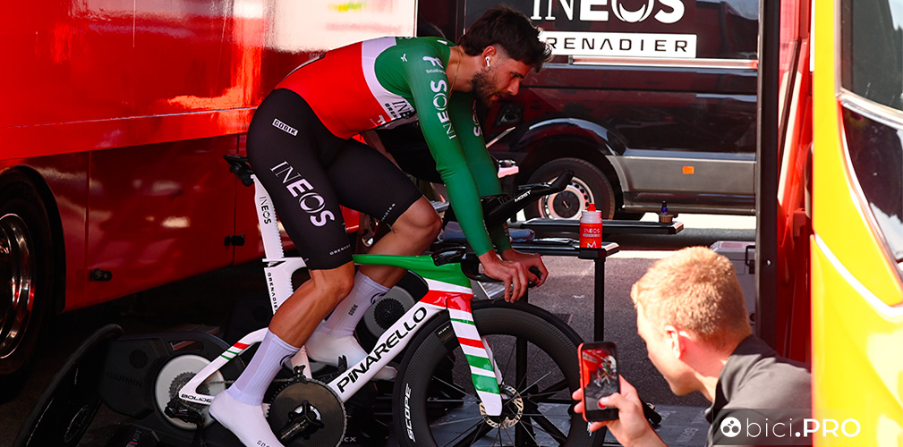 Dopo la Volta ao Algarve, Ganna è andato ad allenarsi da solo a Gran Canaria: è arrivato alla Tirreno leggermente affaticato