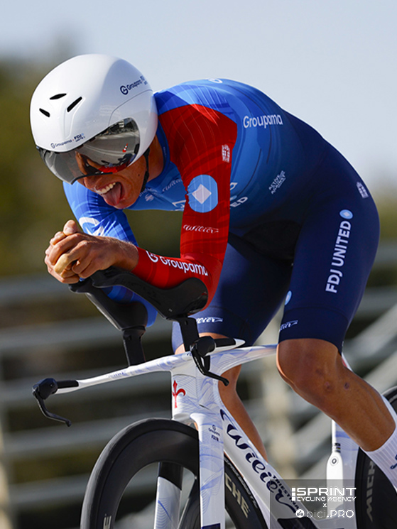 Germani attualmente è al Catalunya, cui è arrivato dopo la Tirreno-Adriatico