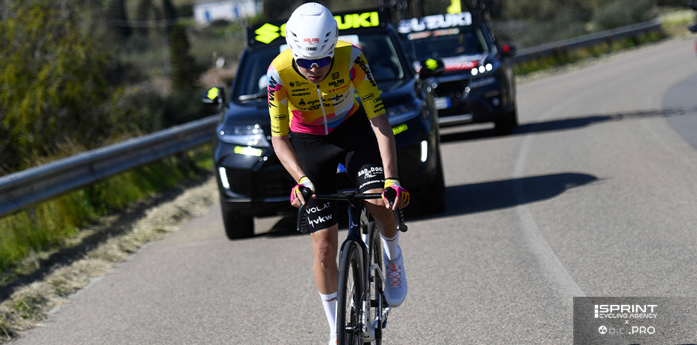 Terza tappa al Giro della Sardegna, Cireddu riconosce il tratto giusto e va all'attacco