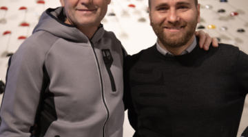 Alessandro Petacchi e Giorgio Favaretto, responsabile del Progetto Cycling di Ducati