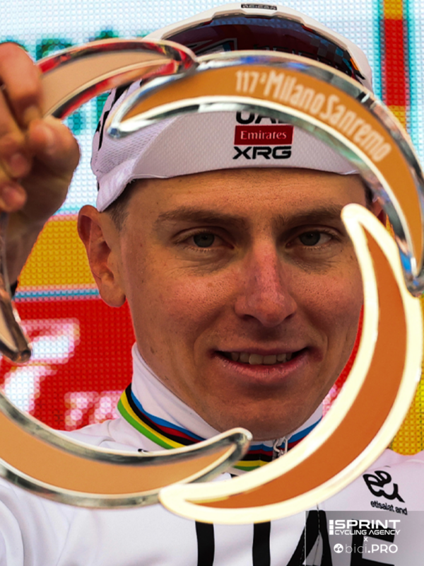 Tadej Pogacar, Milano-Sanremo 2026, vittoria, UAE Team Emirates