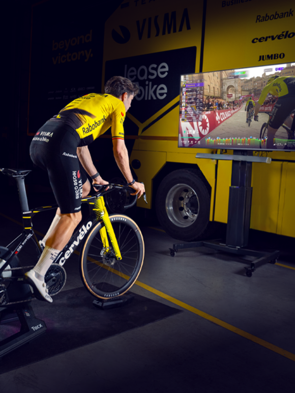 Van Aert, Visma Lease a Bike, Strade Bianche, Rouvy