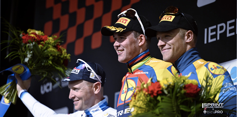 Nel 2025 la Gand finì con la vittoria di Pedersen, la piazza d'onore di Merlier e il terzo posto di Milan