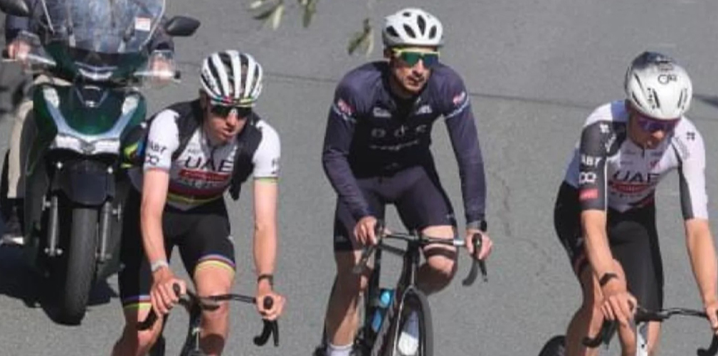 Gli allenamenti con Bonifazio, in bici o dietro moto, hanno permesso a Pogacar di mandare a memoria ogni metro e ogni curva del finale (immagine Instagram)