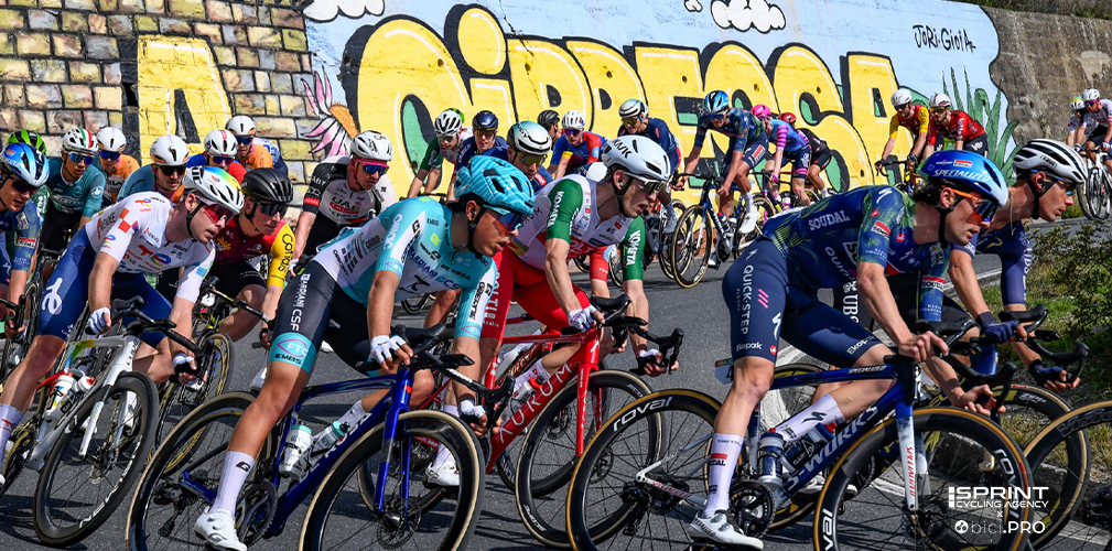 Gianmarco Garofoli, Soudal Quick-Step, in azione al Trofeo Laigueglia 2026
