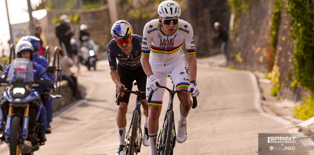 Milano-Sanremo 2026, Tom Pidock, Pinarello-Q36.5, Tadej Pogacar, UAE Team Emirates