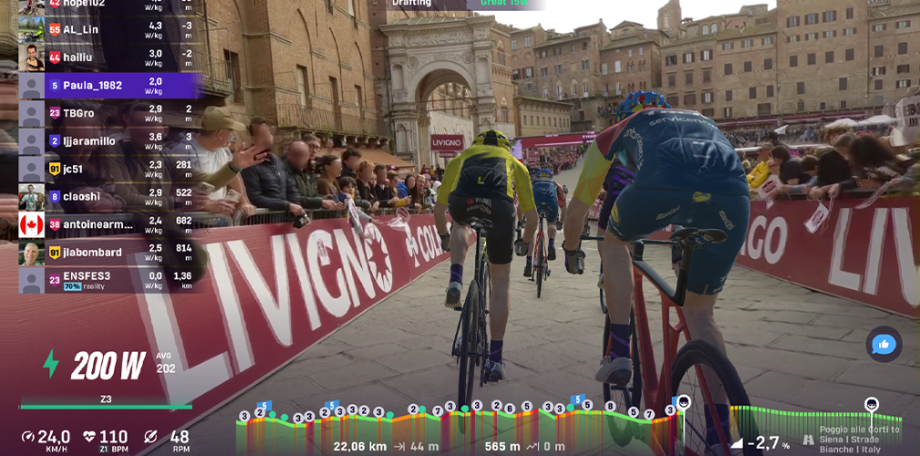 ROUVY, Strade Bianche, Piazza del Campo Siena
