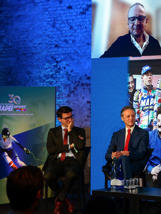 Mapei Sport, 30 anni Centro Mapei, Luca Guercilena, Andera Morelli, Massimo Testa