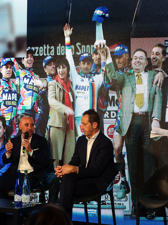 Mapei Sport, 30 anni Centro Mapei, Paolo Bettini, Andrea Tafi