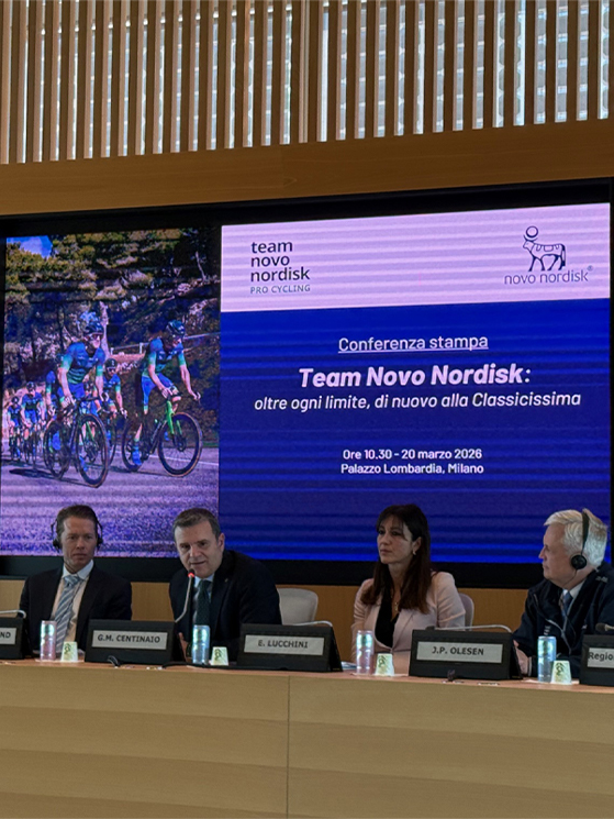 Presentazione Team Novo Nordisk Regione Lombardia, 2026