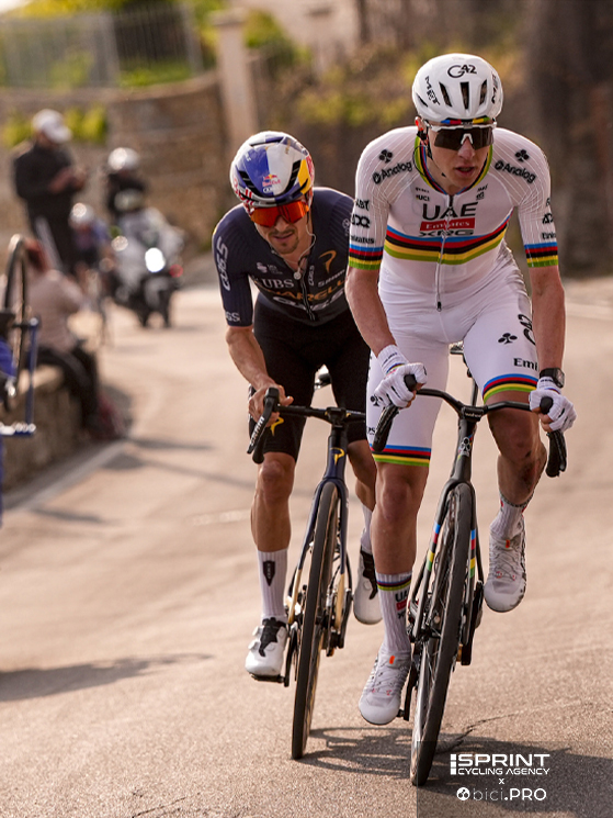 Milano-Sanremo 2026, Tom Pidock, Pinarello-Q36.5, Tadej Pogacar, UAE Team Emirates