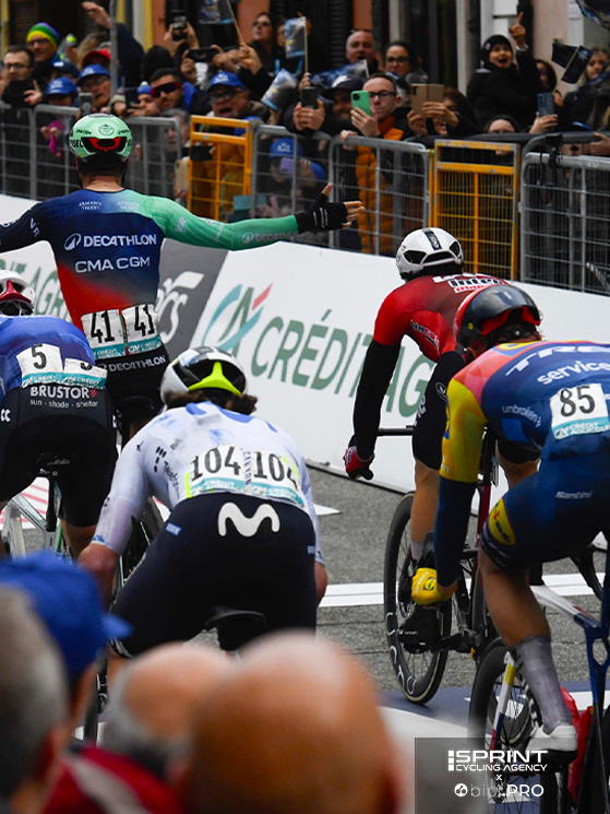 Andresen vince, Milan smette di pedalare: il danese lo ha saltato congrande potenza