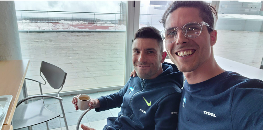 Vendrame si trova a Sierra Nevada assieme al suo preparatore Fabio Baronti, che ha realizzato queste foto per noi