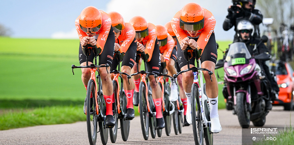 La tappa è stata vinta dalla Ineos Grenadiers, al pari della crono della Tirreno. La LIdl-Trek è stata seconda a 2"