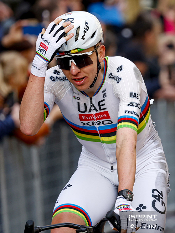 Finalmente la Sanremo: raramente si è visto Pogacar così sorpreso ed emozionato