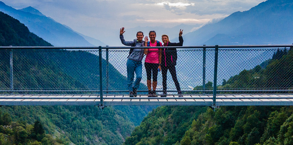 Il Ponte nel Cielo, con i suoi i suoi 140 metri di altezza e 234 metri di lunghezza, è uno delle attrazioni di Sondrio e della Valtellina