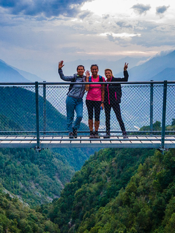 Il Ponte nel Cielo, con i suoi i suoi 140 metri di altezza e 234 metri di lunghezza, è uno delle attrazioni di Sondrio e della Valtellina