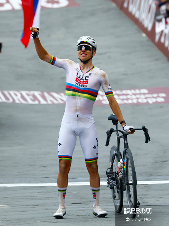 Primo nella corsa del debutto, da sabato sera Pogacar è tornato a casa a preparare la Sanremo