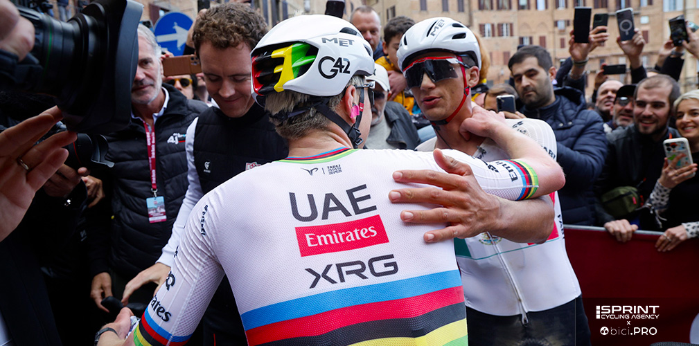 Del Toro ha chiuso al terzo posto, coprendo le spalle a Pogacar in fuga. La UAE Emirates ha fatto un gran lavoro